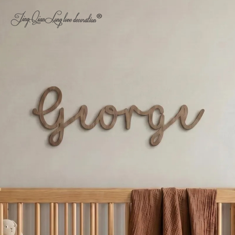 Baby Nursery Boy - Letrero personalizado con el nombre del