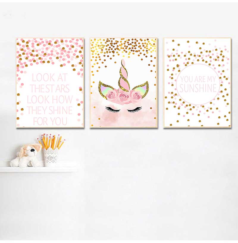 Baby Girl Nursery Quotes - Imagen decorativa para decoración de dormitorio