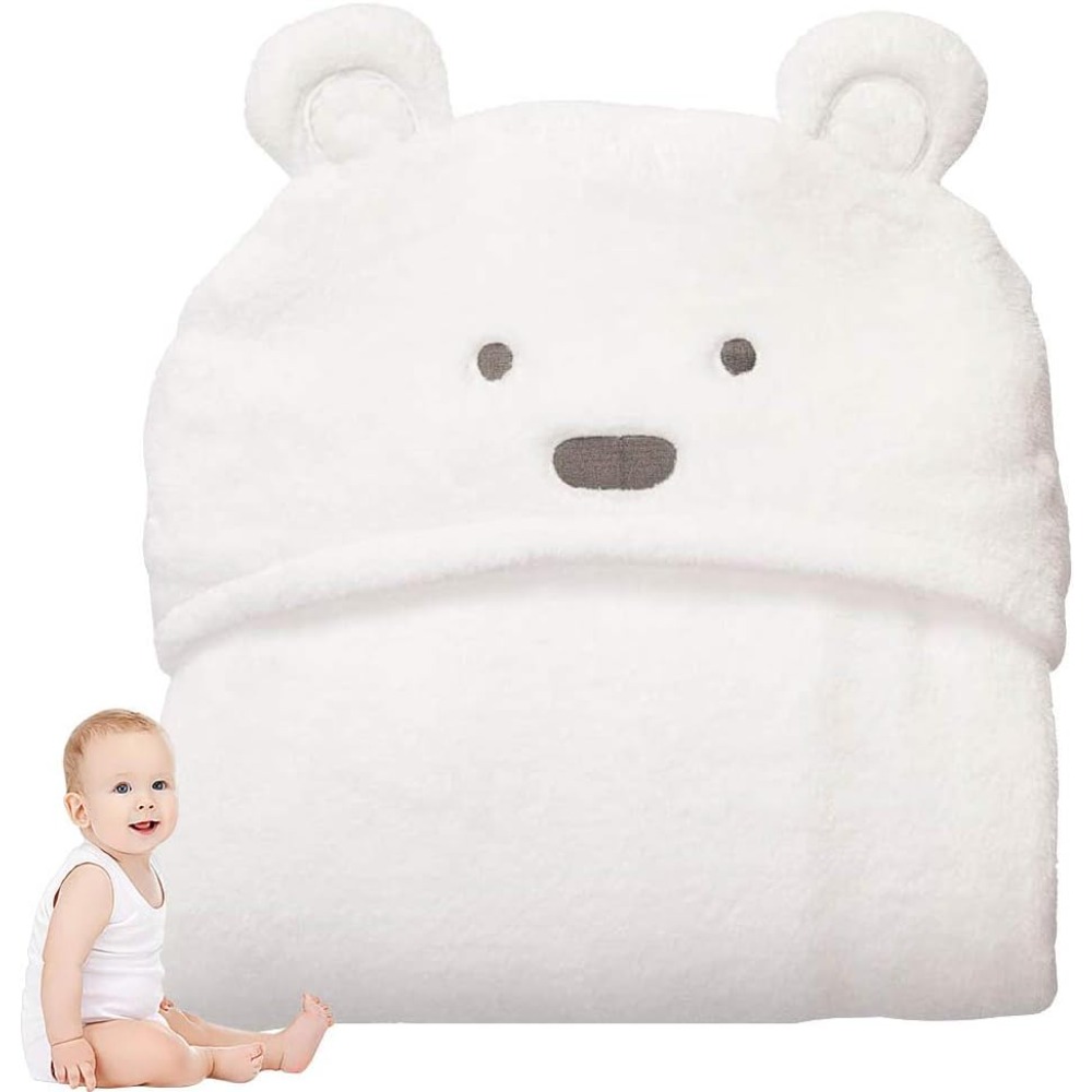 Baby Nursery Boy - Toalla con capucha de oso bonito