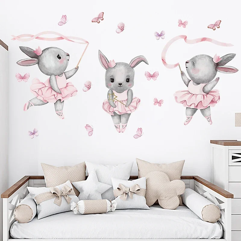 Baby Girl Nursery Quotes - Pegatinas de pared de animales lindos