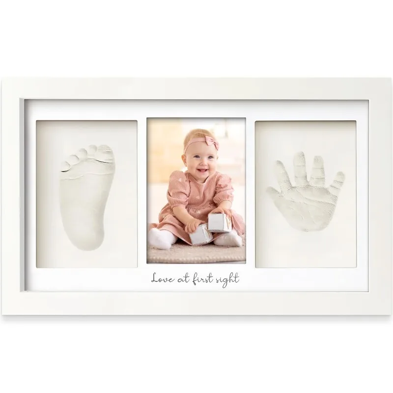 Baby Nursery Frames - Kit de arcilla con huella de