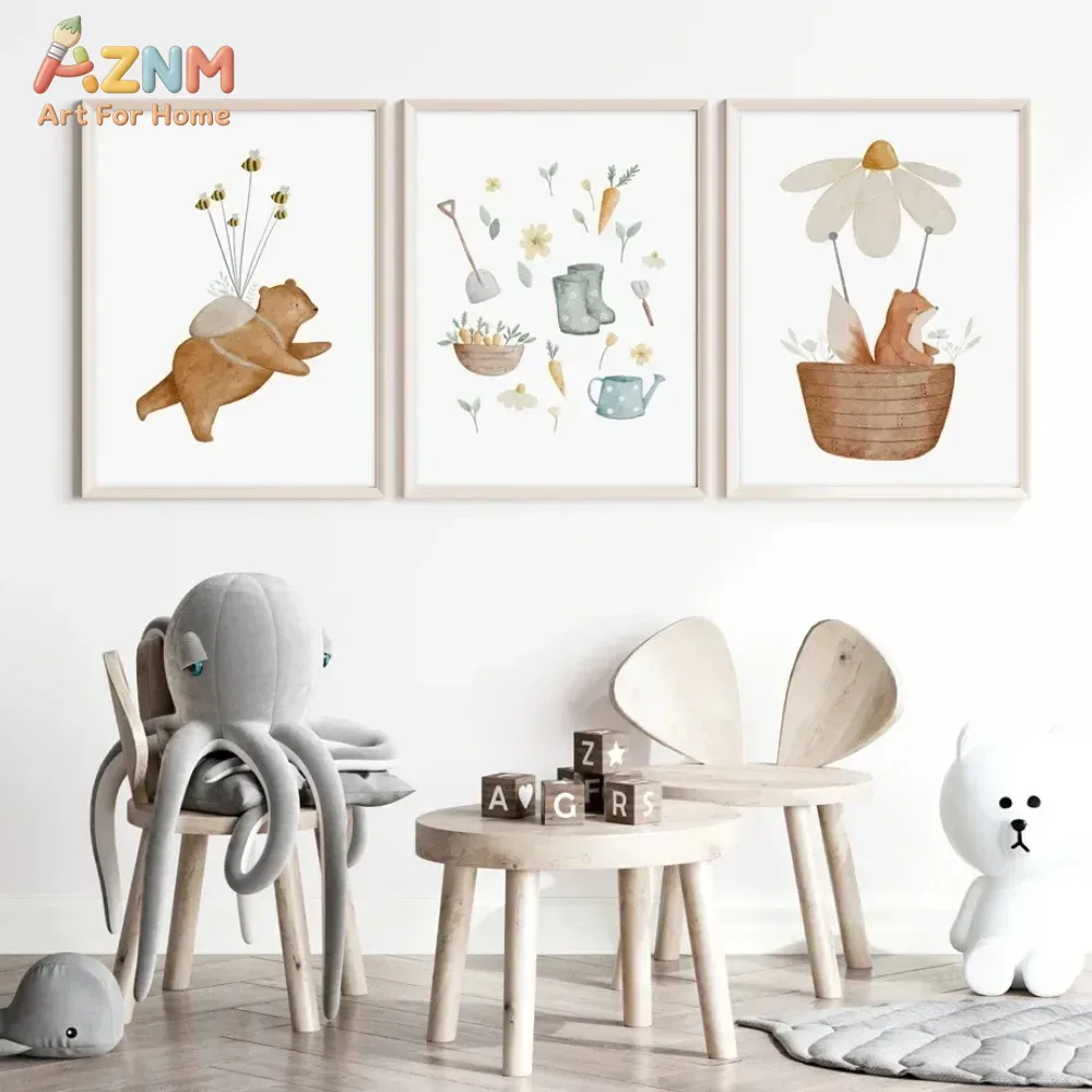 AZNM-Arte de pared en lienzo c - Baby Nursery Frames reseña y precio