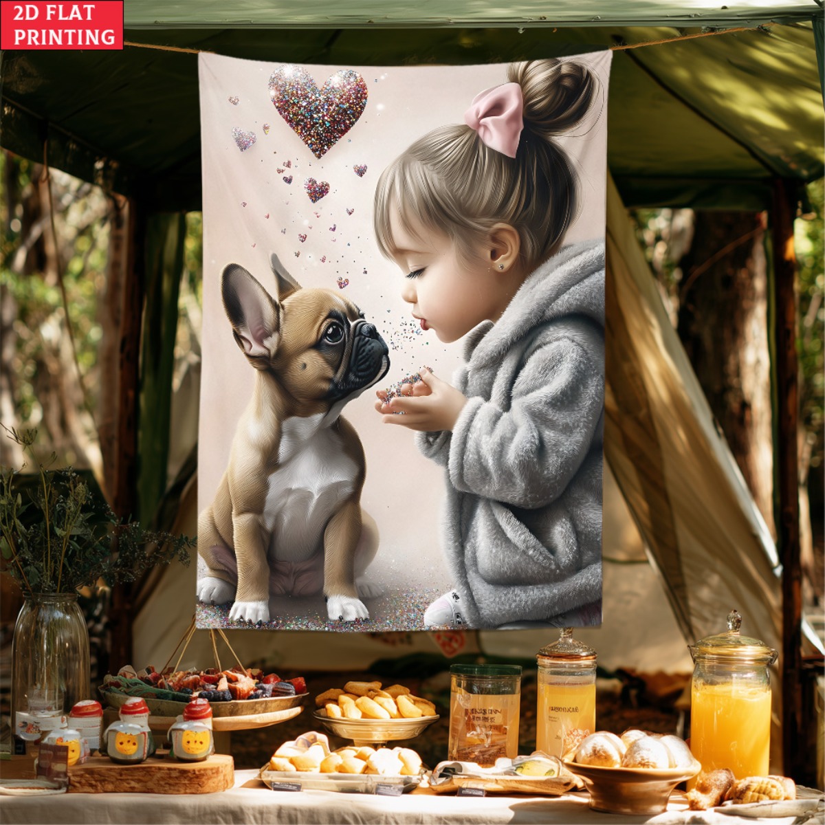 Tapiz de amor con corazón de c - Baby Nursery Decor Girl reseña y precio