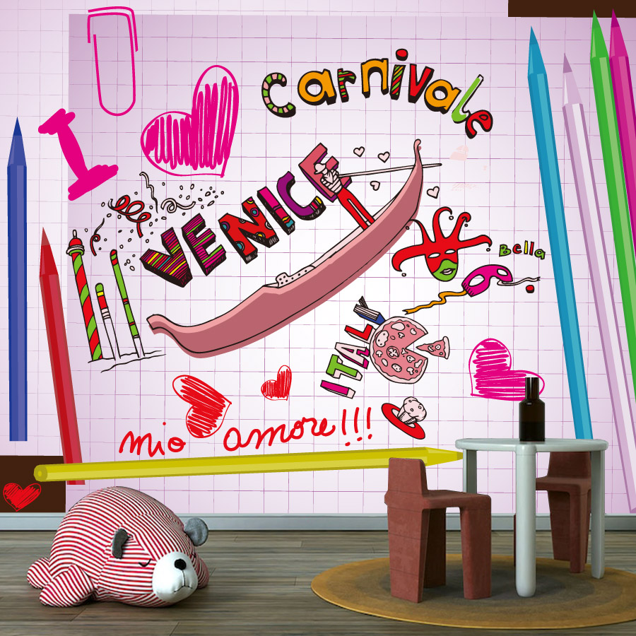 Papel pintado de dibujos anima - Baby Nursery Peel And Stick Wallpaper reseña y precio