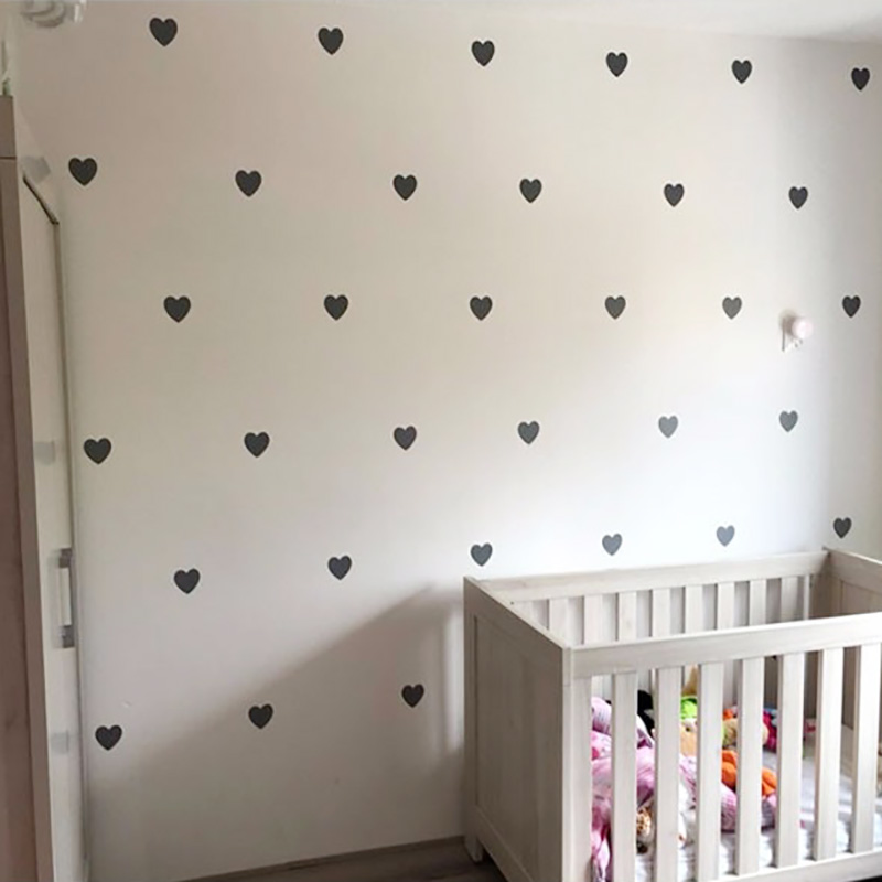 Pegatinas decorativas de coraz - Baby Nursery Decor Girl reseña y precio