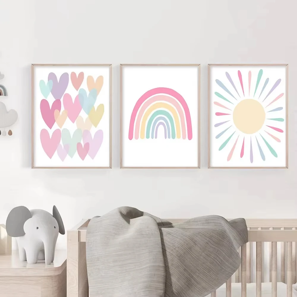 (Sin marco) Póster con diseño  - Baby Nursery Frames reseña y precio