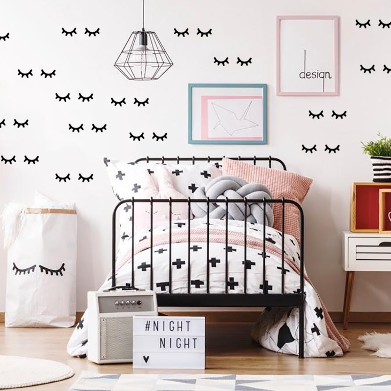 Pegatinas de pared de pestañas - Baby Girl Nursery Quotes reseña y precio