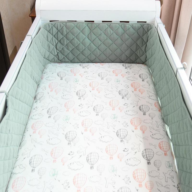 Parachoques para cama de bebé, - Baby Nursery Boy reseña y precio