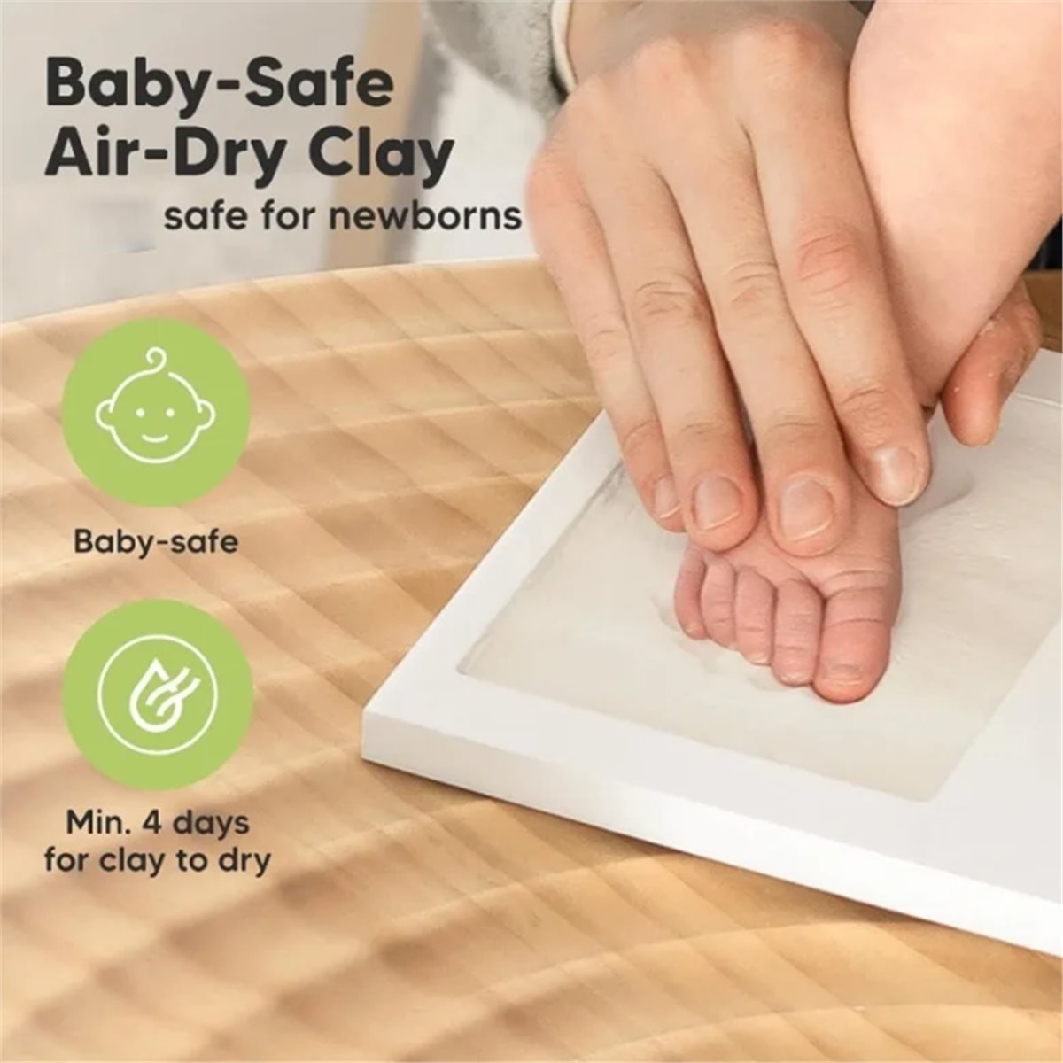 Kit de Recuerdo de Huellas de  - Baby Nursery Frames reseña y precio
