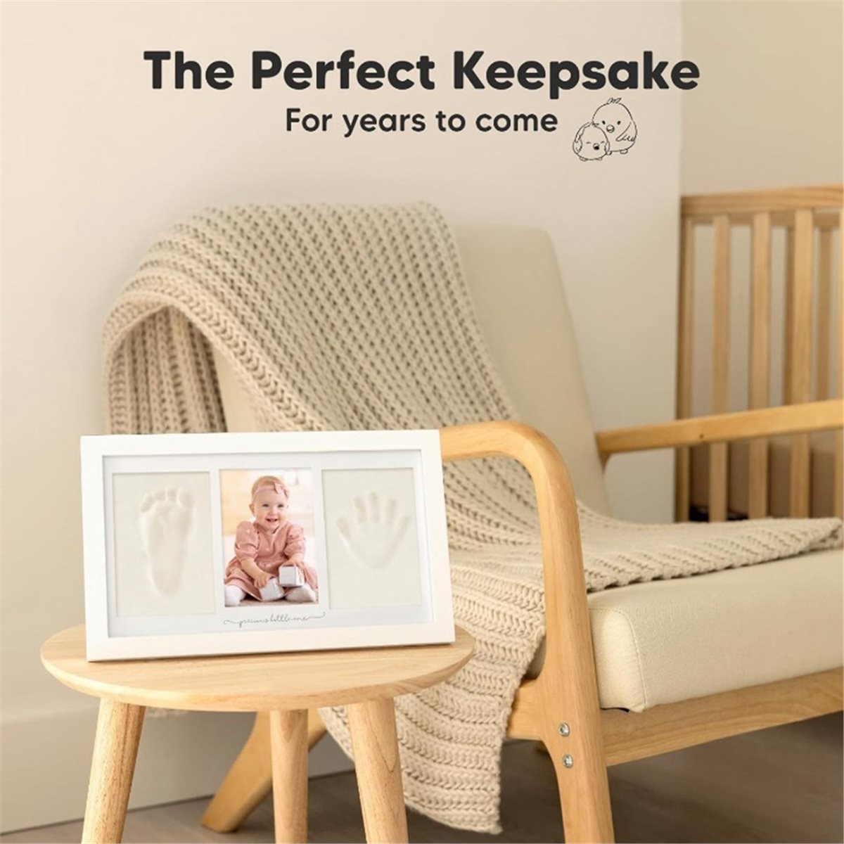 Kit de Recuerdo de Huellas de  - Baby Nursery Frames reseña y precio